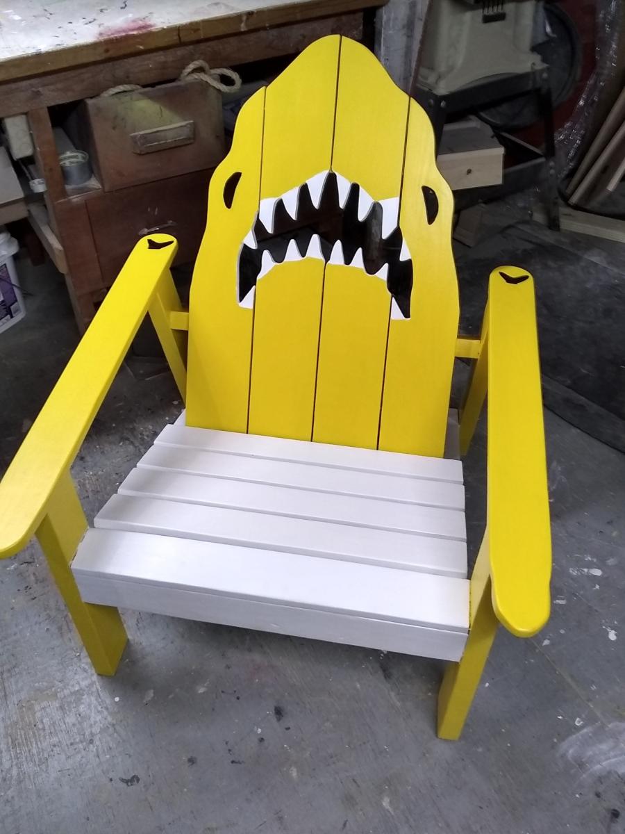 Shark adirondack chair new arrivals